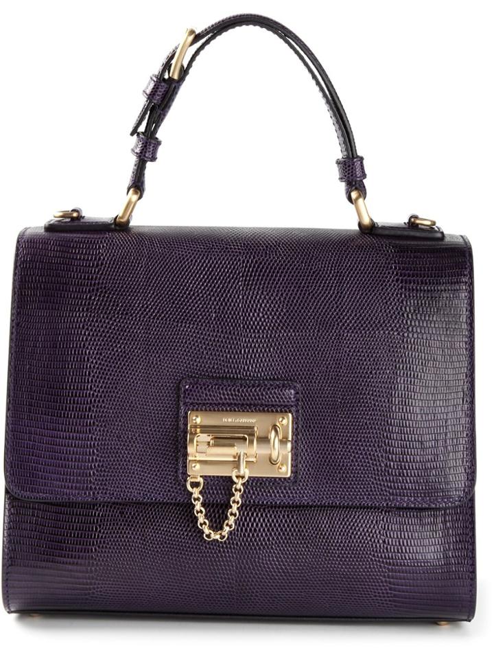 Dolce & Gabbana Small 'monica' Tote - Pink & Purple