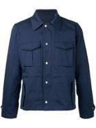 Kent & Curwen Flap Pocket Jacket - Blue