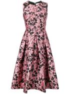 Erdem Floral Flared Dress - Pink
