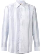 Burberry - Striped Shirt - Men - Cotton/linen/flax - L, Blue, Cotton/linen/flax