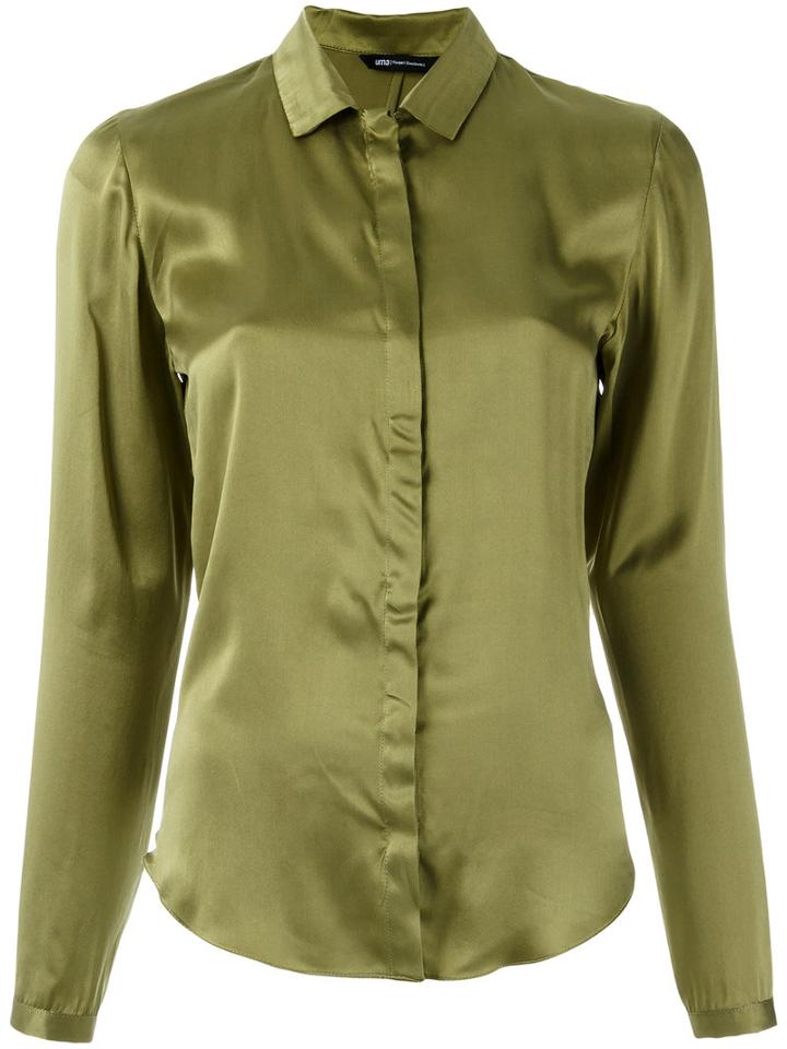 Uma Raquel Davidowicz - Silk Shirt - Women - Silk - 40, Green, Silk