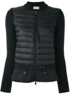 Moncler Padded Front Jacket, Women's, Size: Medium, Black, Feather Down/polyamide/virgin Wool