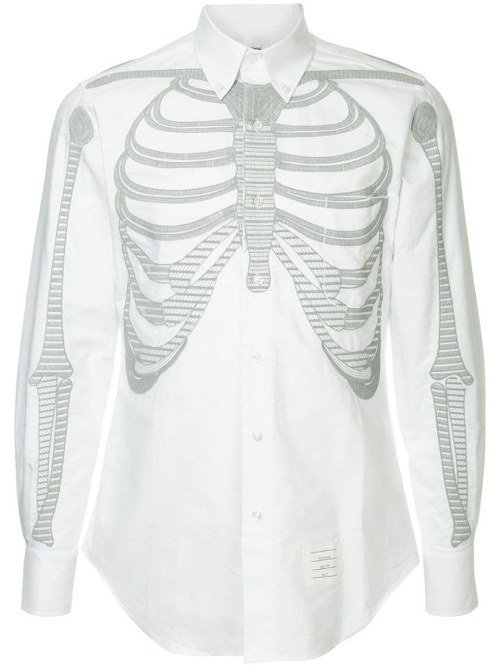 Thom Browne Embroidered Shirt - White