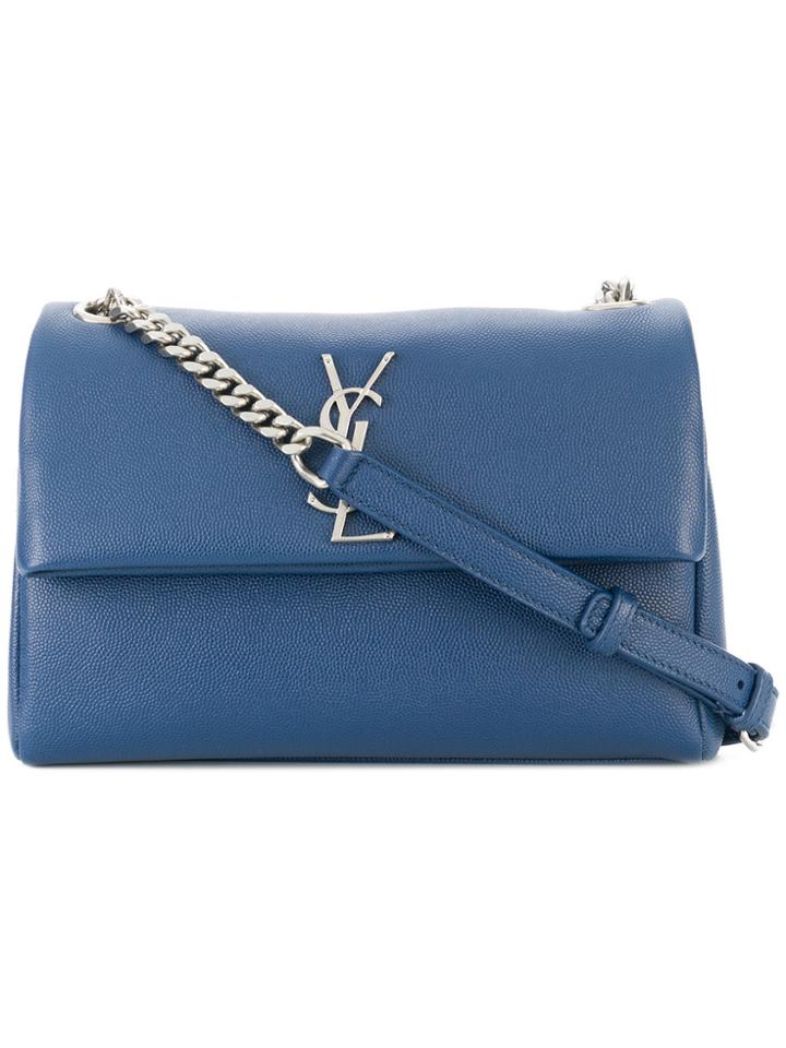 Saint Laurent Small West Hollywood Bag - Blue