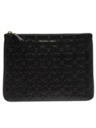 Comme Des Garcons Wallet 'classic Embossed B' Pouch