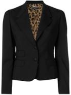 Dolce & Gabbana Cropped Blazer - Black