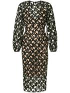 Ginger & Smart Embroidered Dress - Black