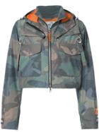 Heron Preston Cropped Faded Camouflage Jacket - Multicolour