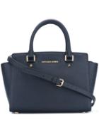 Michael Michael Kors - Medium 'selma' Tote - Women - Leather - One Size, Women's, Blue, Leather