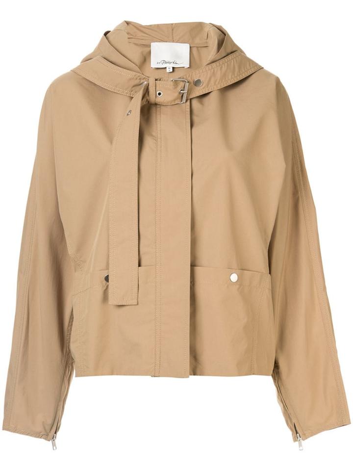 3.1 Phillip Lim Trench Style Zipped Pocket - Brown
