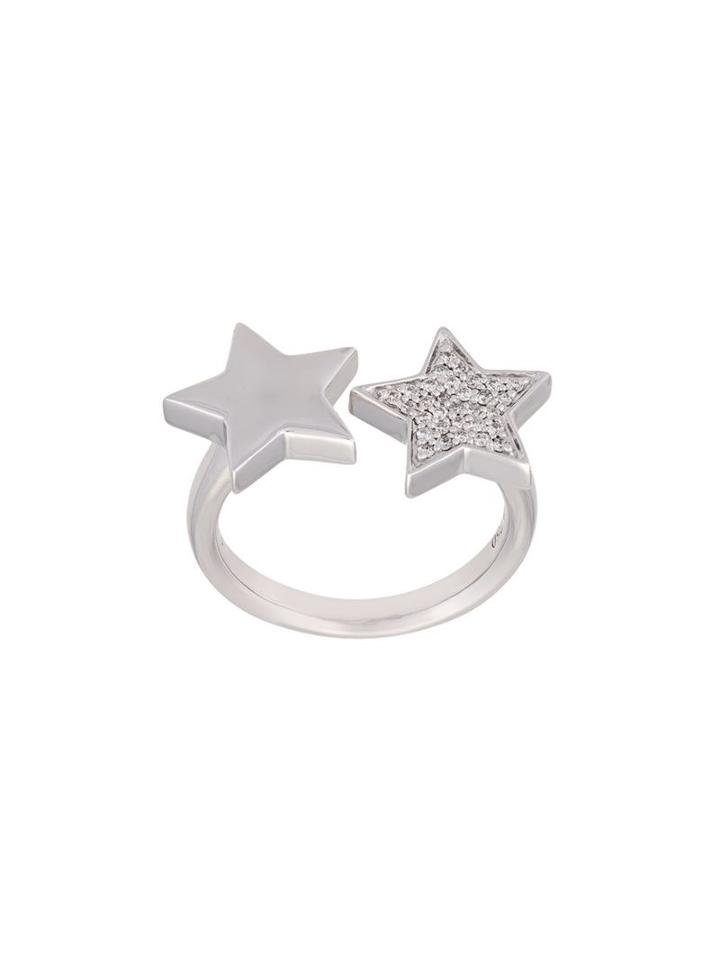 Alinka 'stasia' Double Star Diamond Ring, Women's, Size: Medium, Metallic
