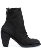 Guidi Zipped Ankle Boots, Women's, Size: 10, Black, Leather/canvas