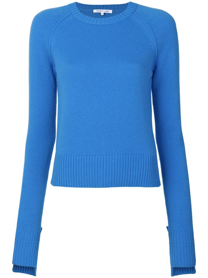 Helmut Lang Crewneck Jumper - Blue