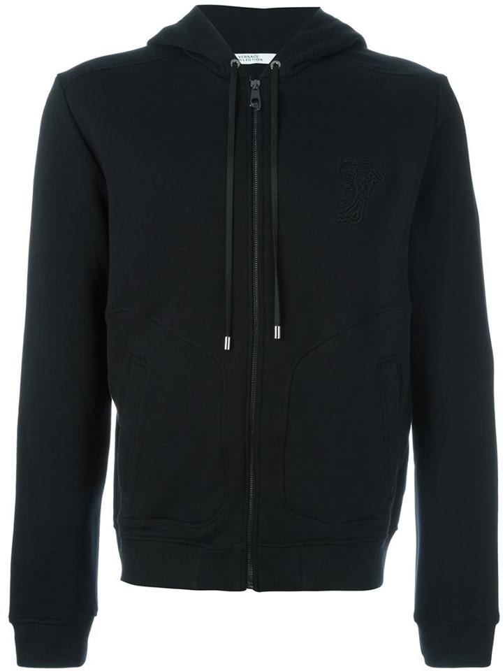 Versace Collection Half Medusa Tracksuit, Men's, Size: Small, Black, Cotton/polyester
