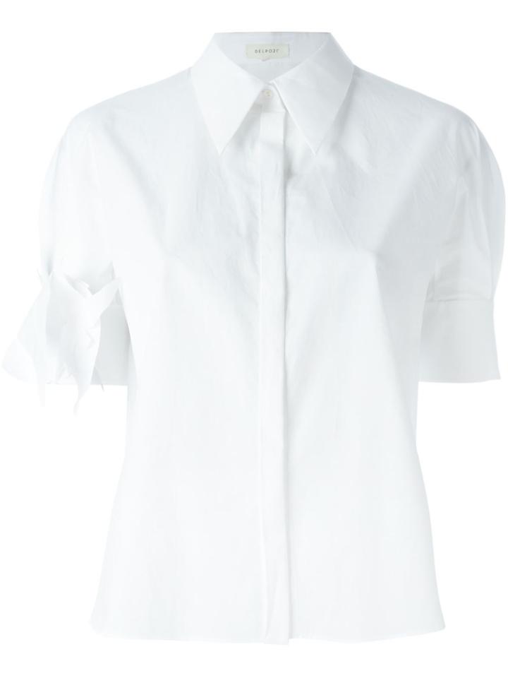 Delpozo Pointed Collar Shirt - White