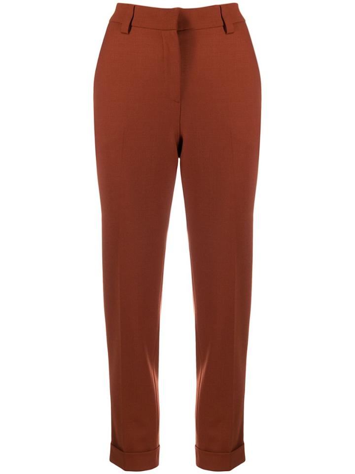 Antonelli Sharon Cropped Trousers - Brown