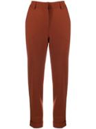 Antonelli Sharon Cropped Trousers - Brown