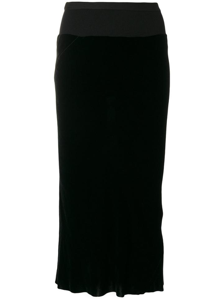 Rick Owens Pencil Skirt - Black