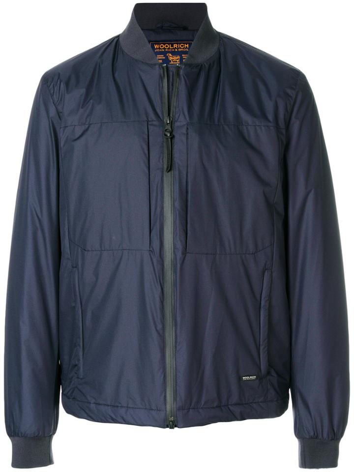 Woolrich Bering Bomber Jacket - Blue