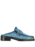 Martine Rose Denim Mules - Blue