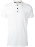 Armani Collezioni Contrast Polo Shirt, Men's, Size: Xxl, White, Cotton/spandex/elastane