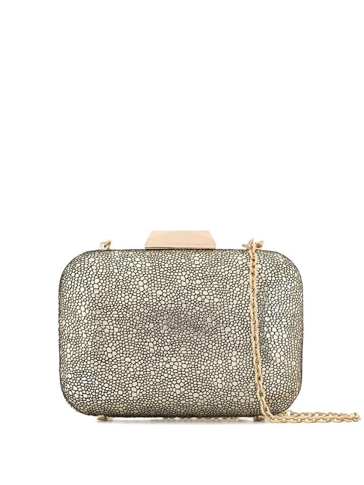 The Chic Initiative Nadia Clutch - Gold