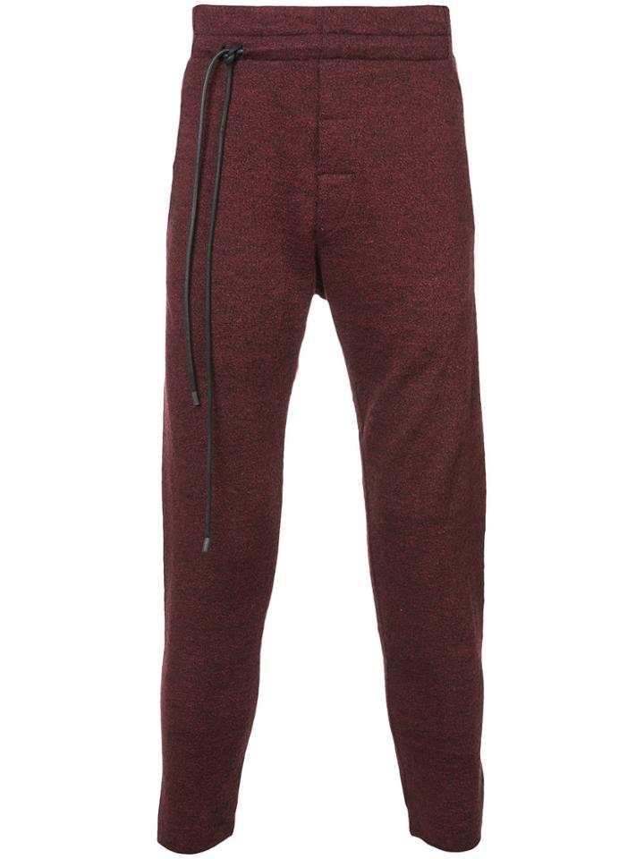 Daniel Andresen String Detail Track Trousers - Red