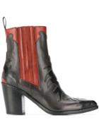Sartore Sartore Isr3265c Grey/red/black Furs & Skins->calf Leather