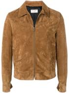 Saint Laurent Pointed Collar Jacket - Brown
