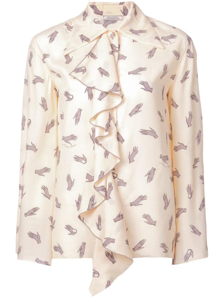 Nina Ricci Ruffle Detailed Blouse - Yellow