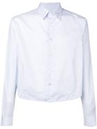 Raf Simons Long-sleeve Cropped Shirt - White