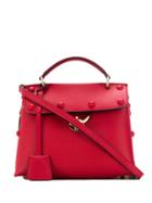 Salvatore Ferragamo Jet Set Shoulder Bag - Red