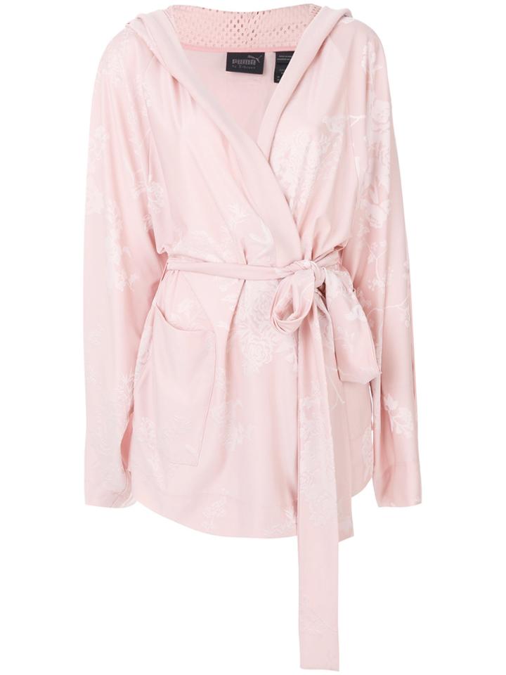 Fenty X Puma Tonal Floral Kimono Jacket - Pink & Purple