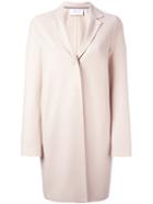 Harris Wharf London Single Breasted Coat, Women's, Size: 48, Nude/neutrals, Virgin Wool