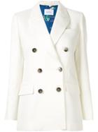 Racil Classic Double-breasted Blazer - White