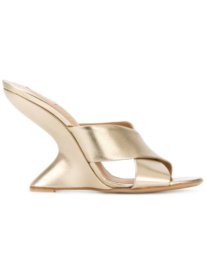 Salvatore Ferragamo Arsina Wedges - Metallic