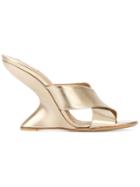 Salvatore Ferragamo Arsina Wedges - Metallic
