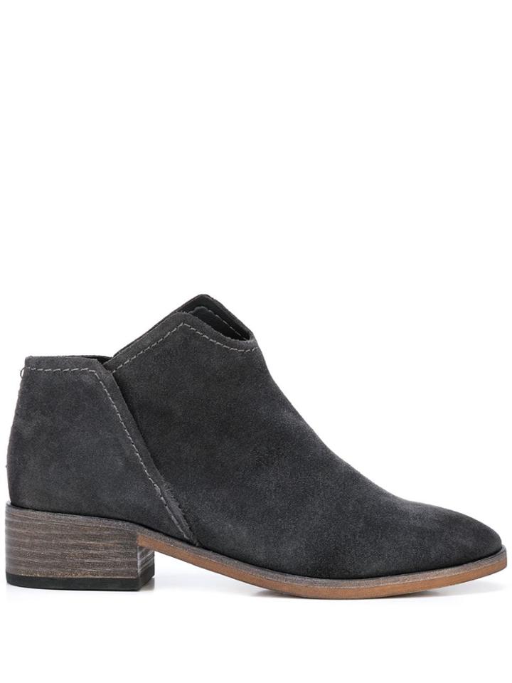 Dolce Vita Trist Angular Ankle Boots - Grey