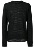 Roberto Collina Plain Sweatshirt, Men's, Size: 52, Black, Cotton