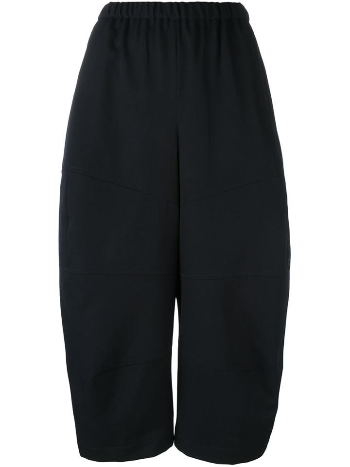 Comme Des Garçons Elastic Waistband Wide-legged Trousers