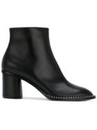 Casadei Stud-trimmed Daytime Ankle Boots - Black