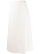 The Row High-waisted Knitted Skirt - White