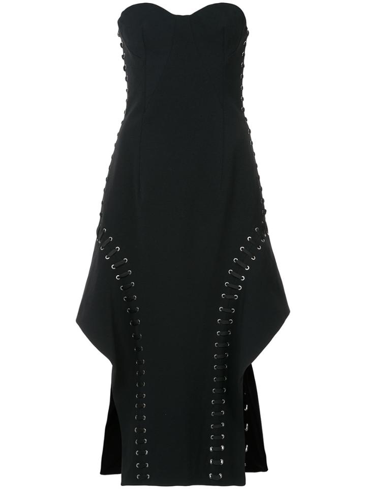 Jonathan Simkhai Sweetheart Eyelet Dress - Black