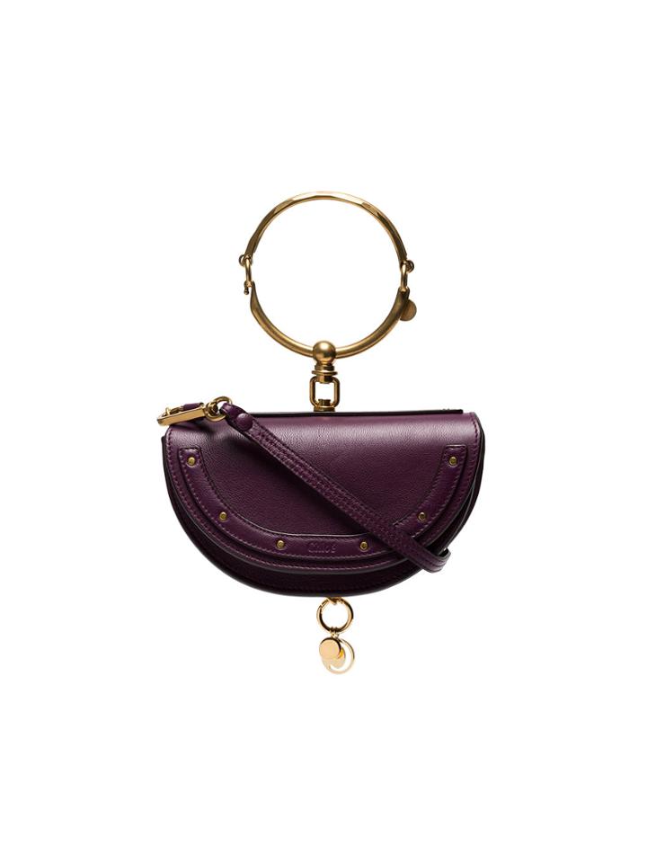 Chloé Purple Nile Minaudiere Bracelet Bag - Pink & Purple