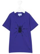 Lanvin Petite - Beaded Spider T-shirt - Kids - Cotton - 6 Yrs, Boy's, Blue