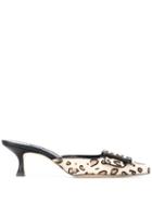 Manolo Blahnik Maysale Mules - Neutrals