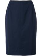 Jean Paul Gaultier Vintage Classic Pencil Skirt - Blue