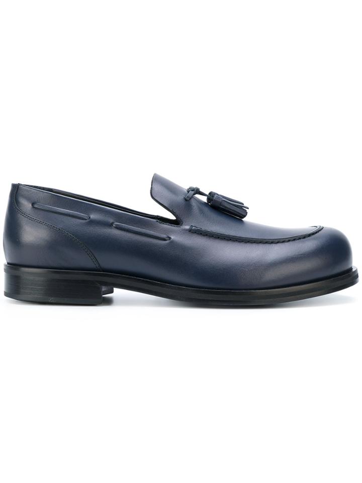 Versace Tasseled Loafers - Blue