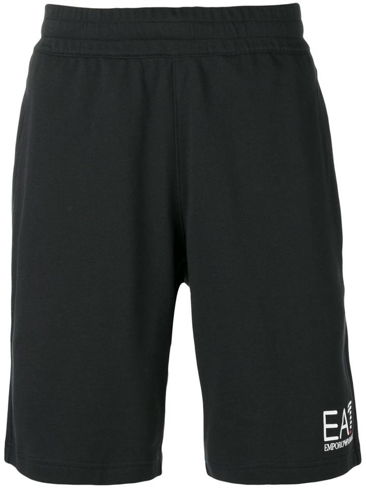 Ea7 Emporio Armani - Track Shorts - Men - Cotton - Xl, Blue, Cotton