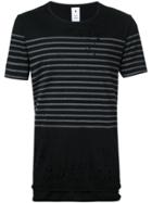 Maison Mihara Yasuhiro Striped T-shirt - Black